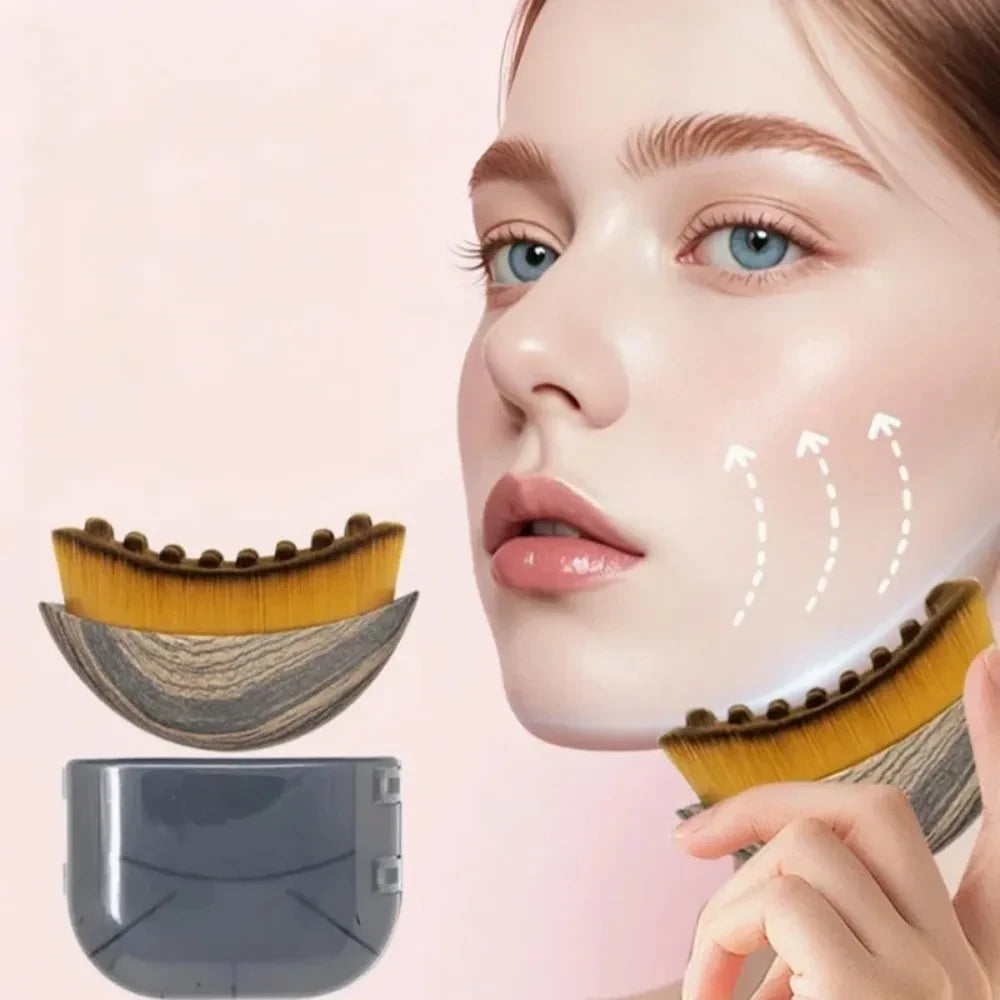 Facial Sculpting Massage Brush – Lift & Contour Skin